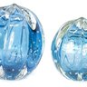par de esferas em cristal murano senna p m cor aquamarine 20876284 1 20181210150724