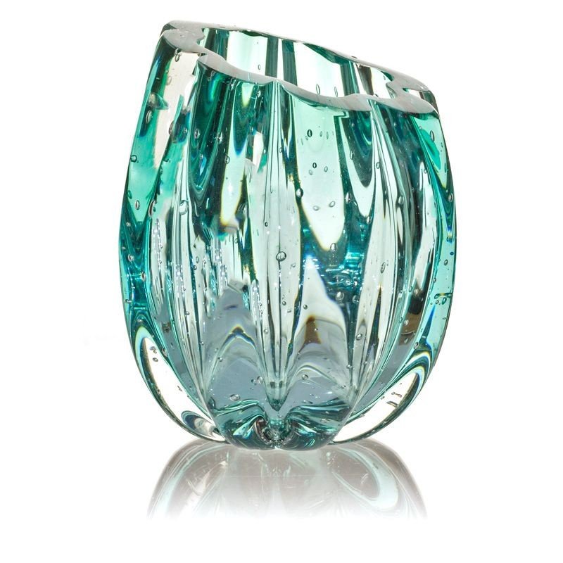 vaso em cristal murano marselha g cor esmeralda 20875648 1 20190207160420