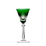 382041 Taa de Cristal Lapidado Artesanal para Licor Verde Escuro 20 Sottile Casajpg
