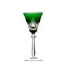 382041 Taa de Cristal Lapidado Artesanal para Licor Verde Escuro 20 Sottile Casajpg