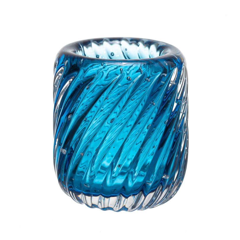 vaso murano novara azul aquamarine