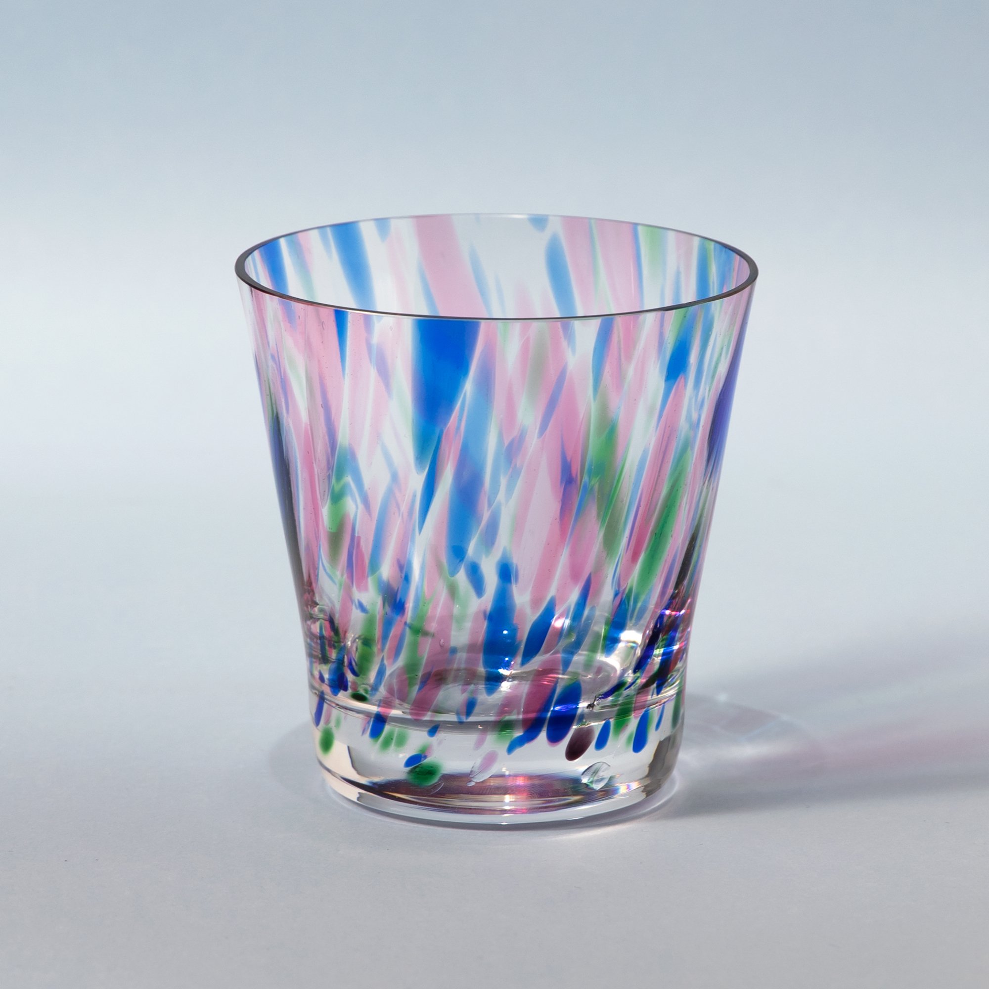 01 copo de cristal liso p agua 260ml candy colors