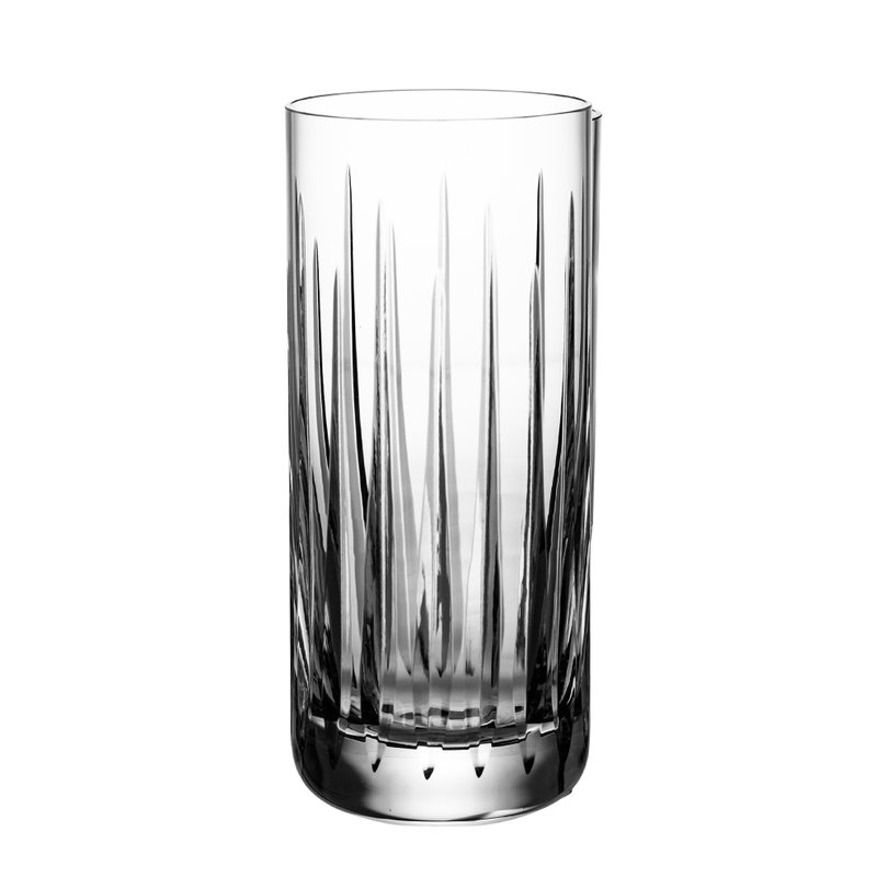 01 copo de cristal lapidado p long drink 395 ml incolor